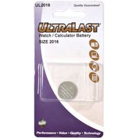 ULTRALAST UL2016 Lithium Button Battery