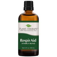 Plant Therapy Respir Aid Essential Oil - Sinus, Airway and Congestion Clearing Synergy Blend 100% Pure, Undiluted, Natural Aromatherapy, Therapeutic Grade 100 mL (3.3 oz)