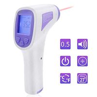 Jadeshay Adult Thermometer for Fever Forehead, Multi-Functional Digital Thermometer LCD Display Forehead Body Non-Contact Thermometer