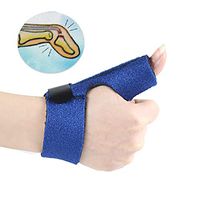 LLDY Thumb Wrist Brace Stabilisers for Universal Support Tendon Release and Pain Relief from Stenosing Tenosynovitis- Bonus Fastening Tape & Trigger Finger Solutions Booklet,Right