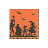 Caspari Halloween Parade Paper Cocktail Napkins - 20 Per Package