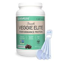 MRM Veggie Elite Performance Protein, Soy-Free, 39.2 oz Chocolate Mocha Bundle with a Lumintrail Measuring Spoon Set