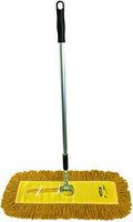 Dust Mop Kit 60": (1) 60" Yellow Industrial Closed-Loop Dust Mop, (1) 60" Wire Dust Mop Frame & (1) Ergonomic Dust Mop Handle