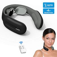 Neck Massager,Intelligent Portable Neck Massager with Heat Cordless,3 Modes 15 Levels Smart Deep Tissue Trigger Point Massage Use at Homer,Office,Outdoor,Car