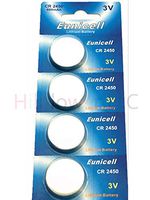 4x Eunicell CR2450 / DL2450 / ECR2450 / LM2450 / KCR2450 3V Lithium Battery Batteries