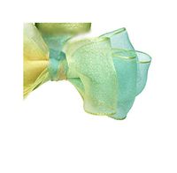 5M Pearl Luster Gradient Organza Ribbon Gift Handwork Hair Accessories Bow DIY Yarn Soft Ribbon Wedding Birthday Party Decor,2