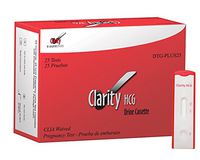 Clarity HCG Urine Cassette Pregnancy Tests (25 Individually Sealed)
