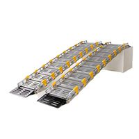 Roll-A-Ramp 12" Wide Portable Twin Roll Up Wheelchair Ramp, 1000 lbs Capacity (5' Foot)