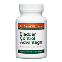 Dr. David Williams' Bladder Control Advantage Supplement Promotes Urinary Continence, 60 Capsules (30-Day Supply)