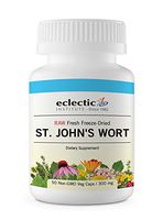 Eclectic St. John's Wort 300 Mg Freeze Dried Vegetables, Pink, 50 Count