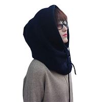 Theoylos Womens Knit Hat Scarf Winter Fleece Lined Beanie Hat Ladies Outdoor Windproof Ear Warm Hat Drawstring Ski Cap