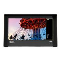 Ikan VH8  8-Inch HDMI Monitor with HD Panel with Canon LP-E6 DV Battery Plate, 1600x768 Ultra Wide LCD Panel (VH8-E6) - Black