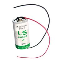 SAFT LS26500_WIRE C 3.6V 7700mAh Lithium Battery For RFID Tracking, Asset Tracking, Theft Prevention, Data Collection, AMR Add-ons,Flashlights, Communications, Smart Munitions, Unattended Sensors