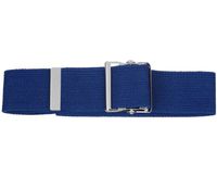 Prestige Medical Cotton Gait Belt with Metal Buckle, Royal