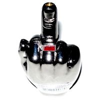 Middle Finger Refillable Butane Torch Lighter with Sound