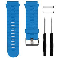 QGHXO Band for Garmin Forerunner 920XT, Soft Silicone Replacement Watch Band Strap for Garmin Forerunner 920XT GPS Watch, Fits 5.9 inches-8.26 inches Wrist