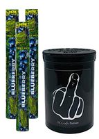 Herb Airtight Container Fresh Kettle with Cyclones Blueberry Hemp Cones 3 Count DC Crafts Nation- Middle Finger