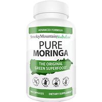 Moringa Capsules – 100% Moringa Leaf Powder - Max 800mg Per Serving - 180 Vegetarian Caps - Complete Green Superfood Supplement - Miracle Tree Moringa Oleifera Powder