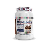 EHPLabs OxyWhey - Lean Whey Protein Delicious Chocolate (2lbs) Gluten Free, 24g of Protein per Serving, 5.3g of BCAAs per Serving, 300mg MCT Oils - 30 Servings