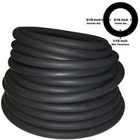 Spearit 5/16IN OD 3/16IN ID Latex TUBING (604 Black) 30FT