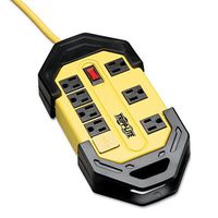 Safe power distribution in harsh environments. - TRIPPLITE Safety Power Strip, 8 Outlets, 12 ft Cord w/GFCI Plug