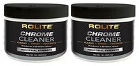 Rolite Chrome Cleaner (1lb) for All Chrome Plated Surfaces. Motorcycles, Automobiles, Boats, RVs, Bumpers and Much More 2 Pack