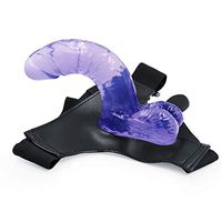 YJJ-SEEX 7.48 inch Perfect Size Strapon Harness Strap ons Wearable Belt Pants Strapless Panties Massage Toys for Lesbian Pants (Color : Purple)