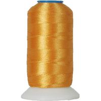 Threadart Polyester Machine Embroidery Thread By the Spool - No. 124 - Old Gold - 1000M - 40wt - 220 Colors Available