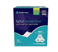 Adult Washcloth Disposable Moist Wipes - 12 X 8 - 240 Pk