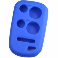KeyGuardz Blue Rubber Keyless Entry Remote Key Fob Skin Cover Protector