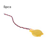 Huilier CR2032 2032 Battery Wire 2 Pin Laptop Motherboard BIOS CMOS Battery with Wire Disassemble Battery