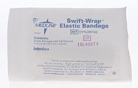 Medline DYNJ05146 Swift-Wrap Elastic Bandages, Latex Free, Sterile, 4" x 5 yard, White (Pack of 20)