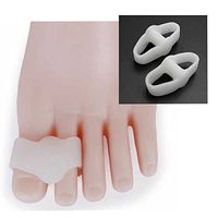 CoCocina Silicone Toe Valgus Separators 2 Holes Straighteners Bunion Health Care Relief