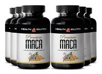Maca and wild yam - PREMIUM MACA 1300MG - boost sexual energy (6 Bottles)