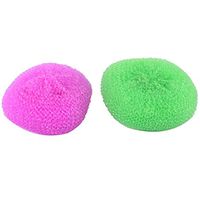 uxcell Kitchen Multi Function Scouring Mesh Scrub Pads Scrubbers Tools 2pcs