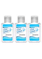 Advanced Hand Sanitizer Soothing Gel Portable Mini Cleaning Hand Soap Alcohol Free&No Wash Hand Cleaner Gel No-Rinse Hand Wash Disinfecting Gel 1-3PCS (Blue_3, One Size)