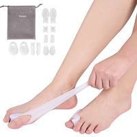 Toe Separators, Toe Straightener, Ease Relief Gel Toe Correctors Toe Spacers Correct Toes Naturally with Toe Separators for Men and Women