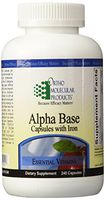 Ortho Molecular Products Alpha Base Capsules with Iron, 240 Count