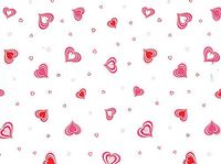 Special Occasion Cello Rolls - 30"x100' Groovy Love Cello Roll 1.0 mil (3 Rolls) - WRAPS-CR30GRL