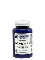 MEGA B Complex - 150 mg of B1, B 2 & B3, 200 caps.