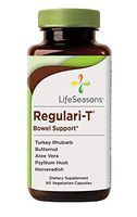 LifeSeasons - Regulari-T - Constipation Relief Supplement - Natural Laxative - Maintain Healthy Colon Regulation and Elimination - Stool Softening - Reduce Gas Discomfort - 60 Capsules