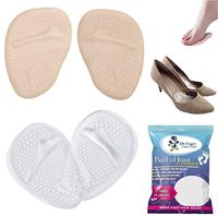 Medical Gel Forefoot Shoe Insole Metatarsal Pads Ball of Foot Cushions for Women High Heels to Pain Relief, 2 Pairs
