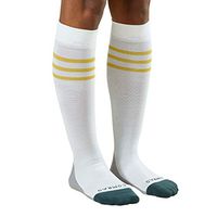 COMRAD | Premium and Stylish Compression Socks for Multipurpose Wear (Varsity Stripe, Medium)