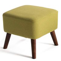 Dressing bed end stool Sofa stool clothing store Solid wood shoe bench Test shoes Change shoe bench Suitable for different occasions Removable cloth cover Bath & Shower Aids