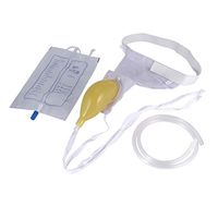 Pee Bag,Re-useable Urinal Bag Spill Proof Collector Aid Pee Holder for Urinary Incontinence(Male),with a 1000ml Pee Bag and an Elastic Waistband