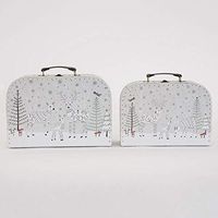 Luck Sass & Belle Set of 2 Winter Forrest Folk Deer