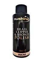 Nushine Brass, Copper & Bronze Polish 1.7 Oz - Ecofriendly, Solvent Free & Contains Anti Tarnish Agent to delay Future Tarnish