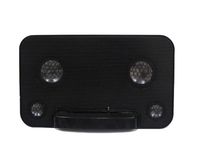 Sakar 87088-BLACK iPanel Computer Speakers - Black (Set of 2)