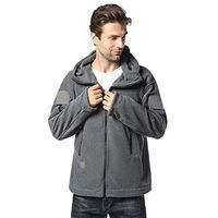 Alvinm Men's Jacket Fashion Thick Warm Outwear Coat Dark Gray