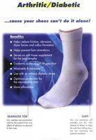 Made in USA 3 Pairs Diabetic Socks for Foot Pain and Neuropathy - Medium - Sport/Golf (Size 10-13)